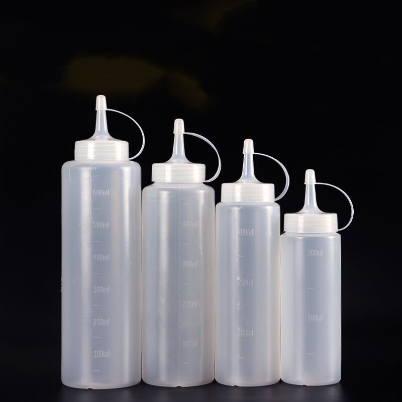 Sauce Squeeze Bottle - Büyük Sıkma Çeşni Şişeleri Nozullu Ketçap