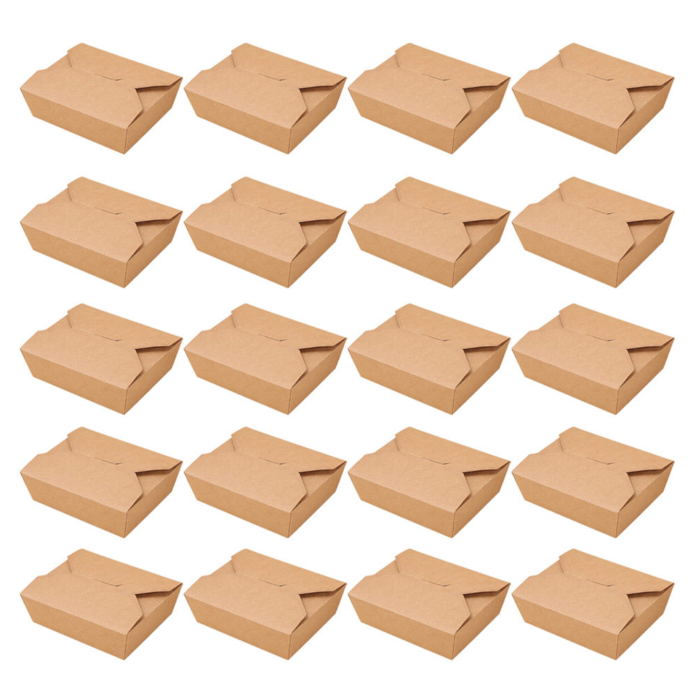 Meal Prep Cold Lunches - 20 Adet Kraft Kağıt Öğle Yemeği
