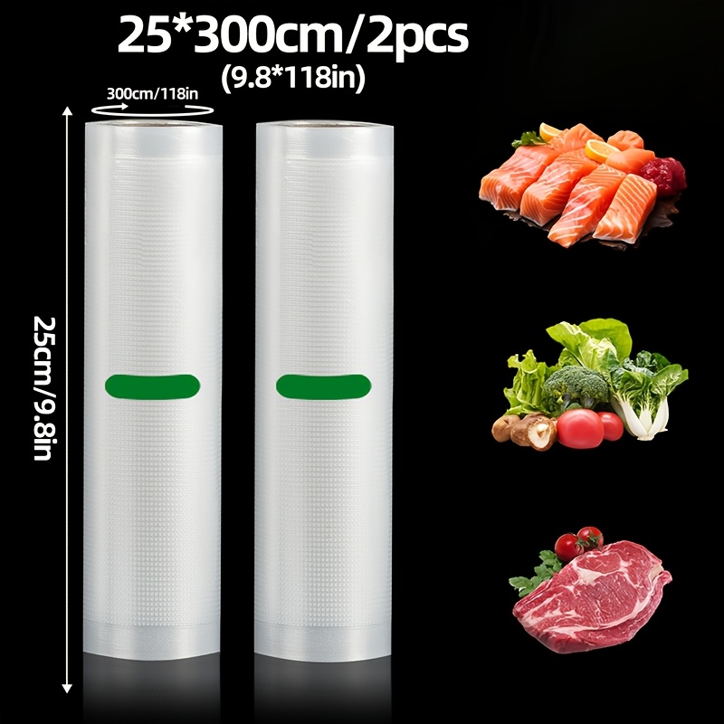 Meal Prep Co - 2'li Paket 3M Vakum Poşeti Ruloları: