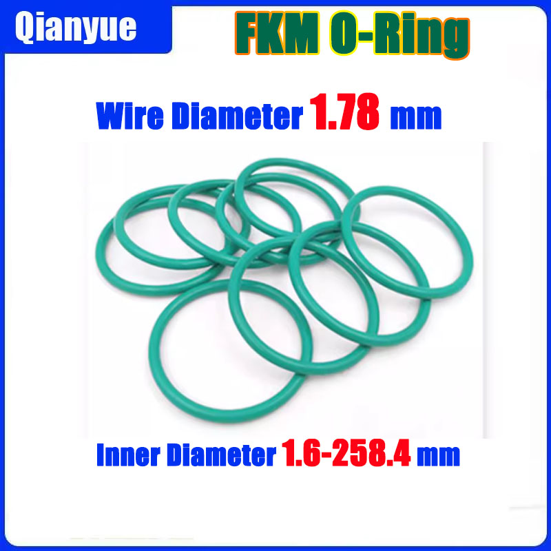 Meal Prep Co - Yeşil FKM O-Ring 1.78mm Kordon Çapı