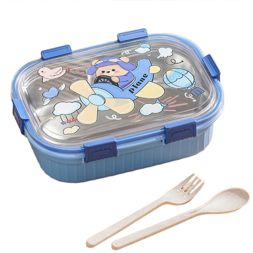 Meal Prep Made Easy - 1000 ml'lik 3 Bölmeli PP Malzemeden