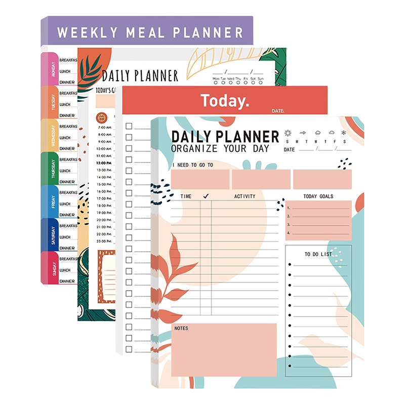 Meal Plan Notepad - Manyetik Günlük Planlayıcı Not Defteri 52