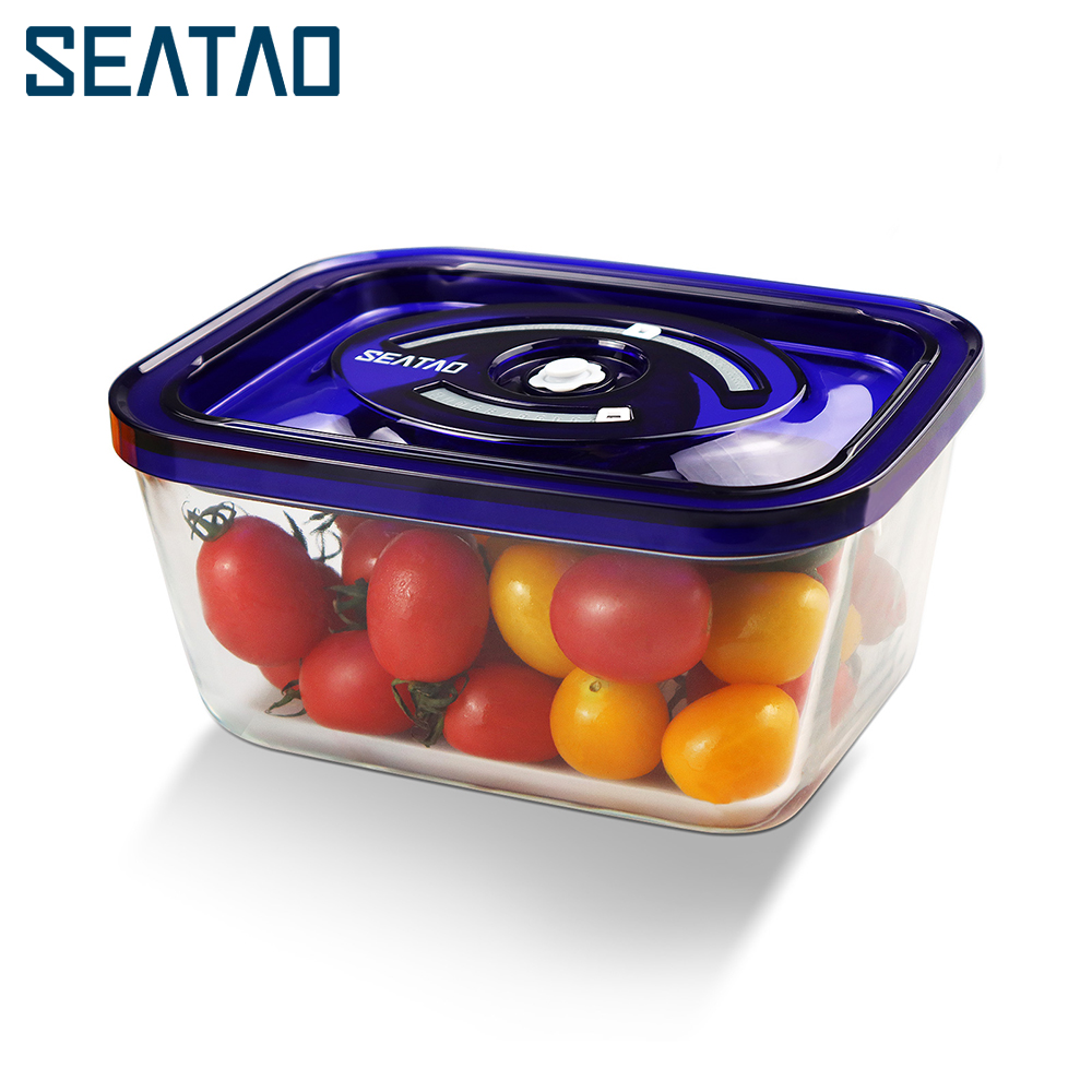 Meal Prep Co - SEATAO cam gıda saklama kapları, kapaklı