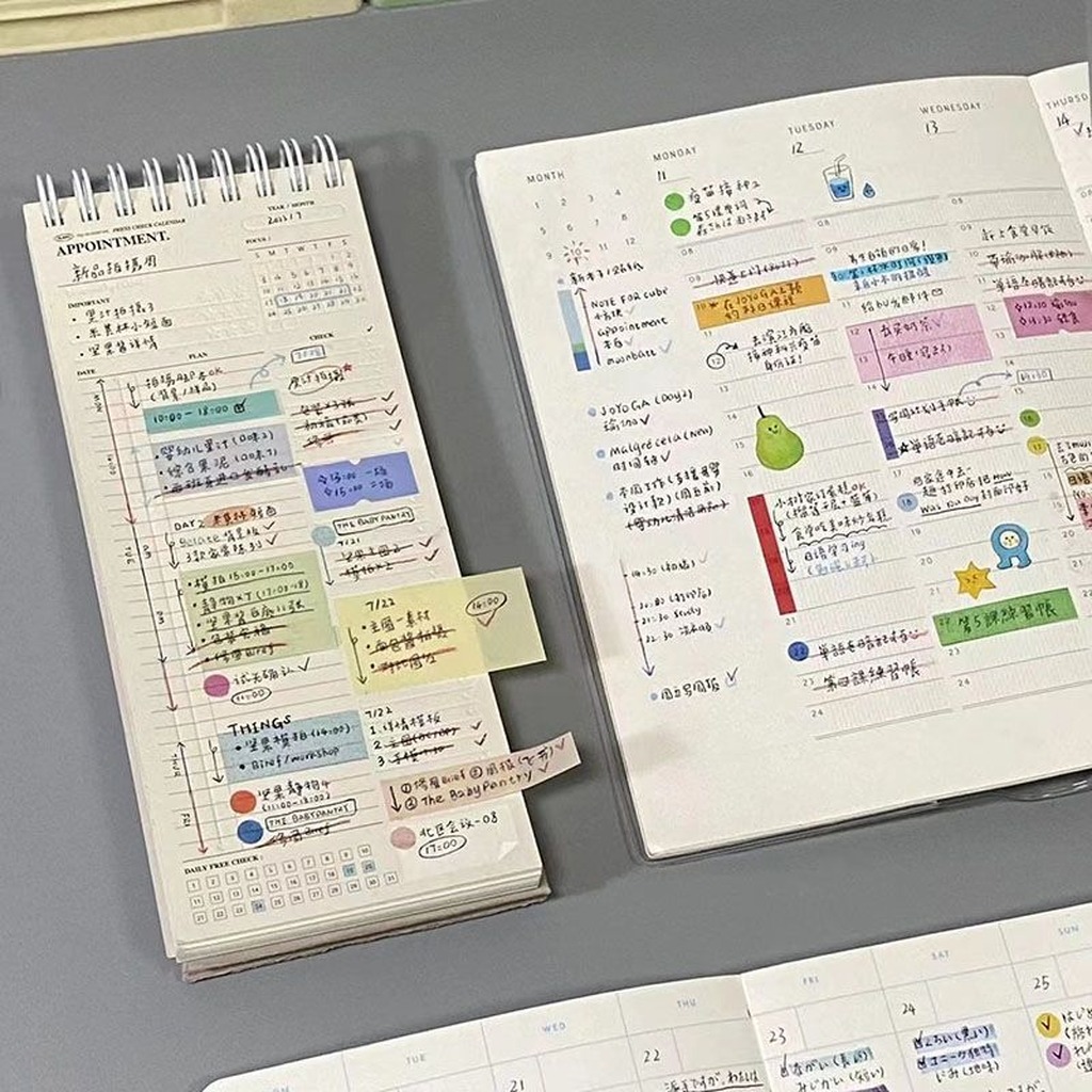 Japon Tarzı Spiral Masa Takvim - Meal Plan Notepad incelemesi ve fiyatı