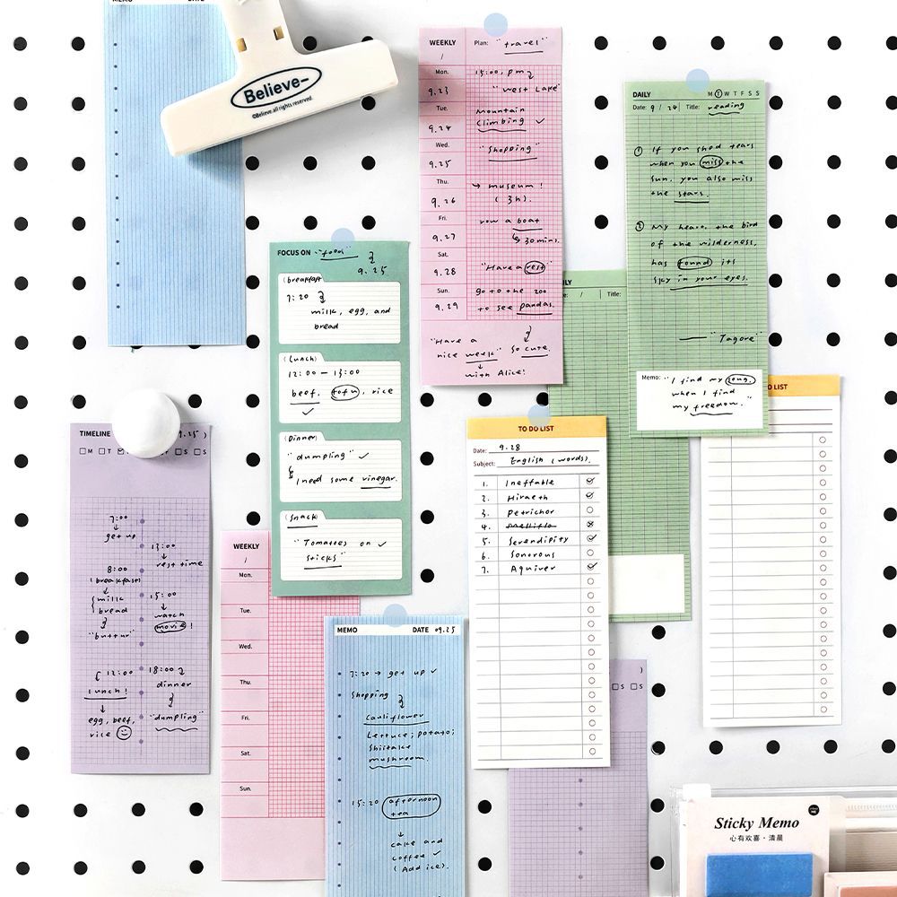 80 sayfa Yapışkan Notlar, Haya - Meal Plan Notepad incelemesi ve fiyatı