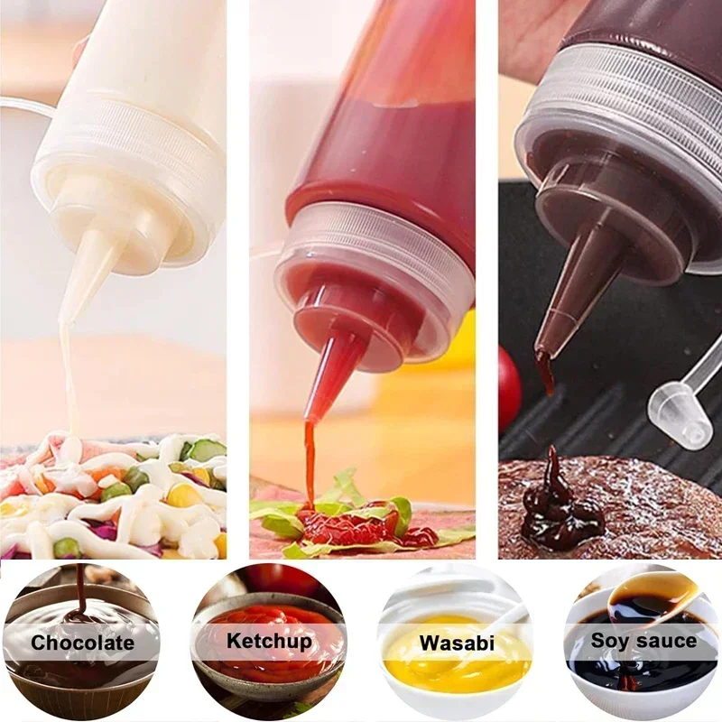 1 adet Empty120ml-1000ml PE Pl - Sauce Squeeze Bottle incelemesi ve fiyatı