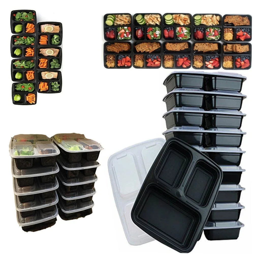 12 paket yemek kabı 3 bölme gı - Meal Prep Tupperware incelemesi ve fiyatı
