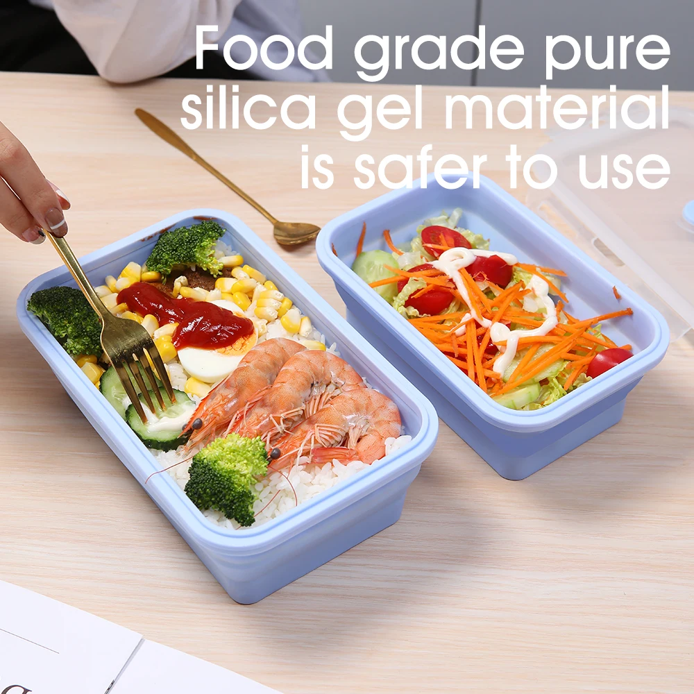 4 adet/takım Silikon Dikdörtge - Meal Prep Tupperware incelemesi ve fiyatı