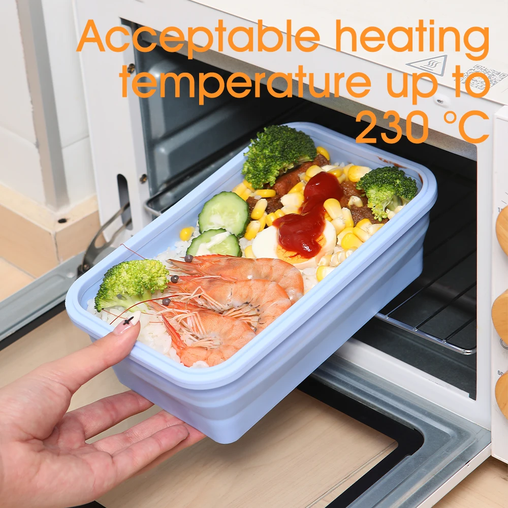 4 adet/takım Silikon Dikdörtge - Meal Prep Tupperware incelemesi ve fiyatı