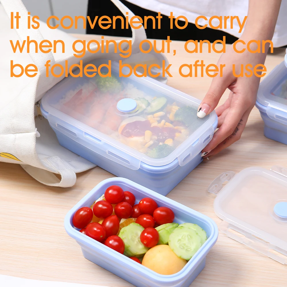 4 adet/takım Silikon Dikdörtge - Meal Prep Tupperware incelemesi ve fiyatı