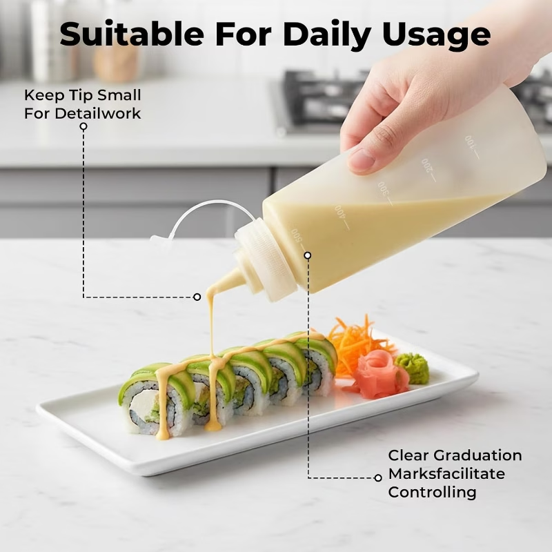 500 ML Plastik Sivri Ağızlı Sı - Sauce Squeeze Bottle incelemesi ve fiyatı