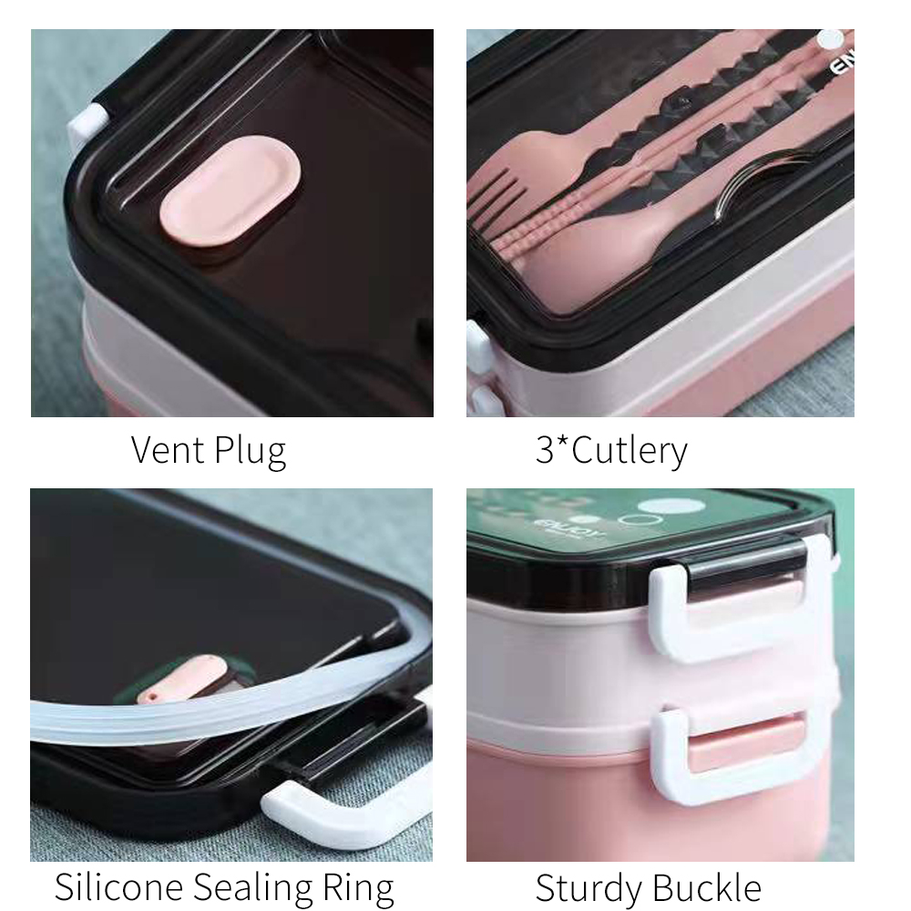 1 adet 1400 ml Çift katmanlı y - Meal Prep Tupperware incelemesi ve fiyatı