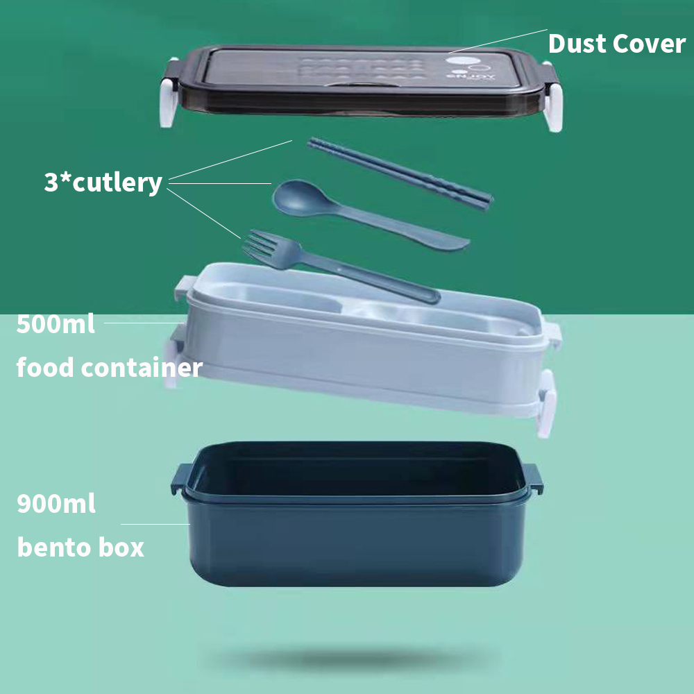 1 adet 1400 ml Çift katmanlı y - Meal Prep Tupperware incelemesi ve fiyatı