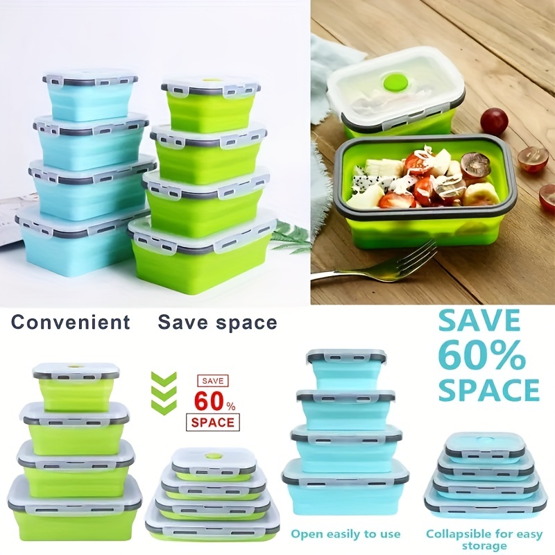 1/4 adet Katlanabilir Silikon  - Meal Prep Tupperware incelemesi ve fiyatı