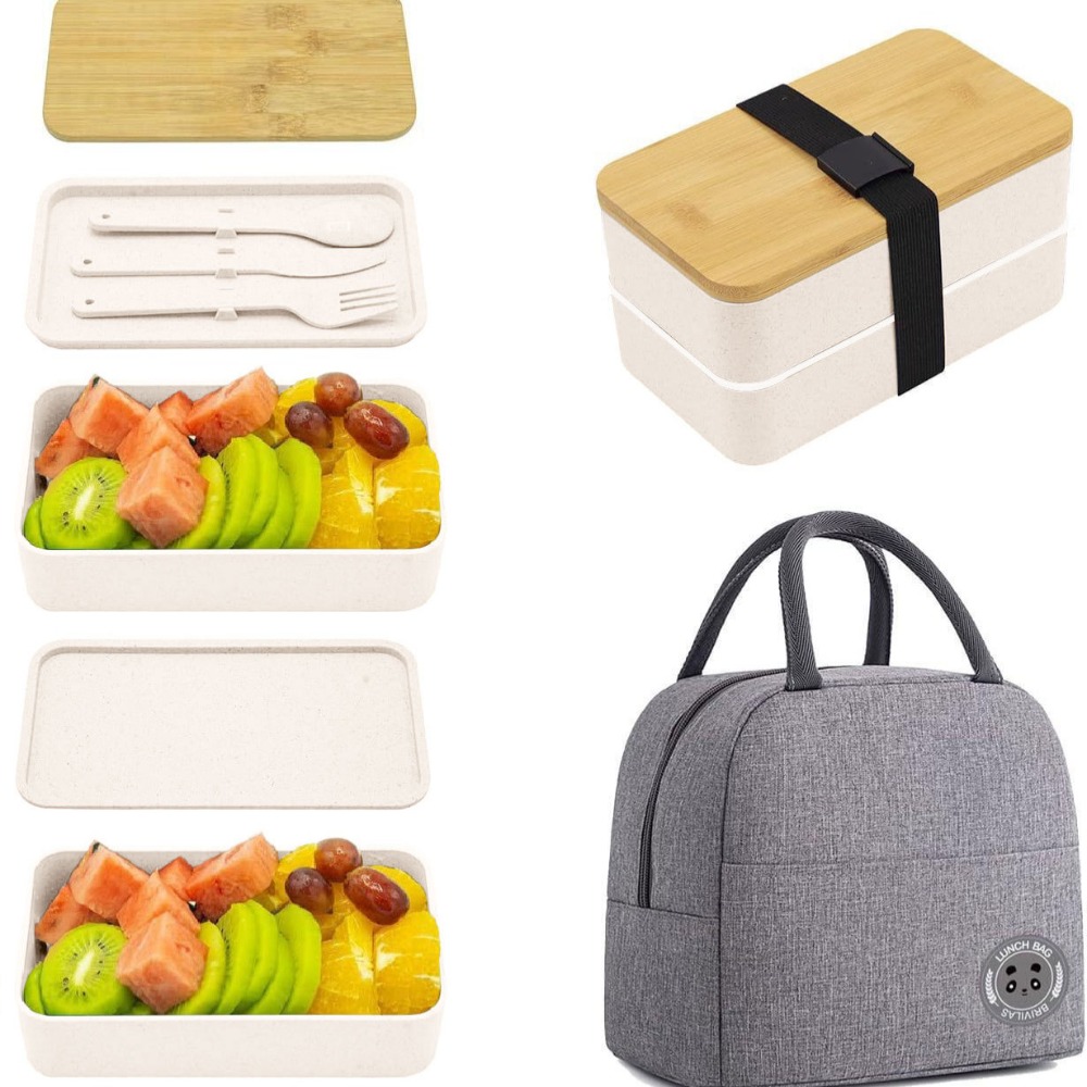 1200ML bölünmüş yemek kabı pik - Meal Prep Tupperware incelemesi ve fiyatı